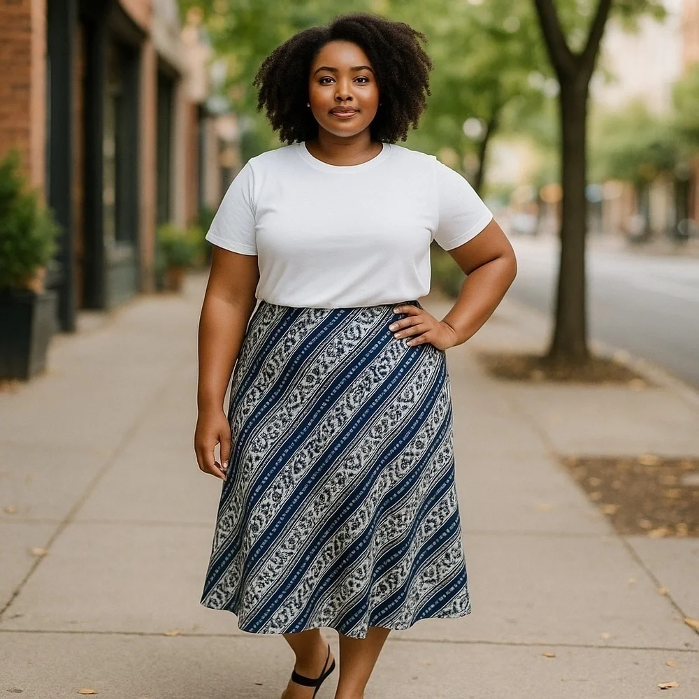 Dress Barn midi Skirt